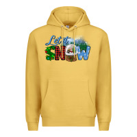 Antique Gold let it snow Premium Hoodie - BundleAndBundleShop