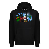 Black let it snow Premium Hoodie - BundleAndBundleShop