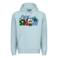 Blue Mist let it snow Premium Hoodie - BundleAndBundleShop