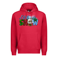 Cardinal let it snow Premium Hoodie - BundleAndBundleShop