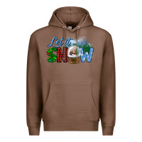 Chestnut let it snow Premium Hoodie - BundleAndBundleShop
