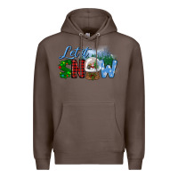 Coffee let it snow Premium Hoodie - BundleAndBundleShop