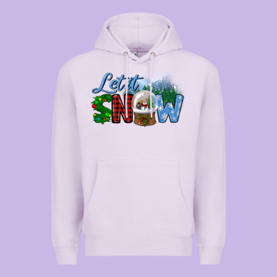 Let It Snow Premium Hoodie Designed By Bundleandbundleshop