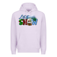 Lilac let it snow Premium Hoodie - BundleAndBundleShop