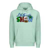 Seafoam let it snow Premium Hoodie - BundleAndBundleShop