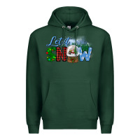 Sports Green let it snow Premium Hoodie - BundleAndBundleShop