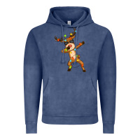 Vintage Denim dabbing deer Vintage Hoodie - Zillion Design Studio