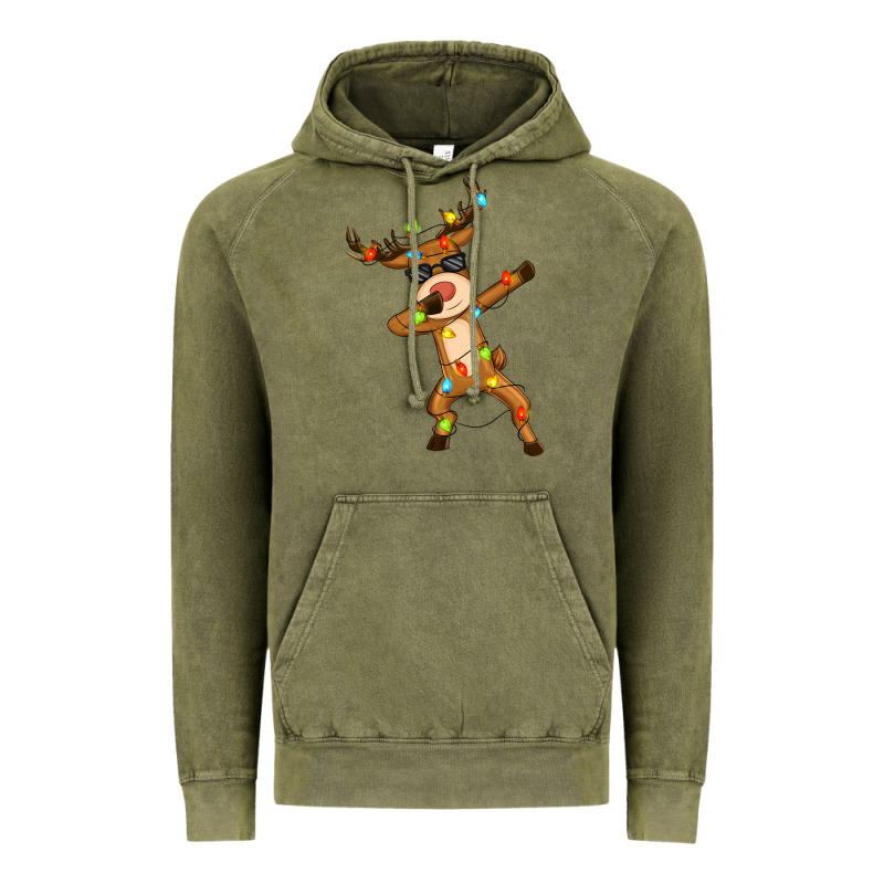 Dabbing Deer Vintage Hoodie by Zillion Design Studio | Teevron