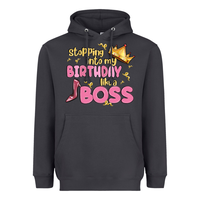 Birthday Boss Heavyweight Hoodie by MaliasSmallBusiness | Teevron