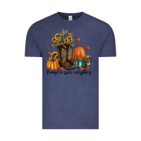 Vintage Denim pumpkin spice everything Vintage Tee - RanaPortraitStore