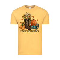 Vintage Mustard pumpkin spice everything Vintage Tee - RanaPortraitStore