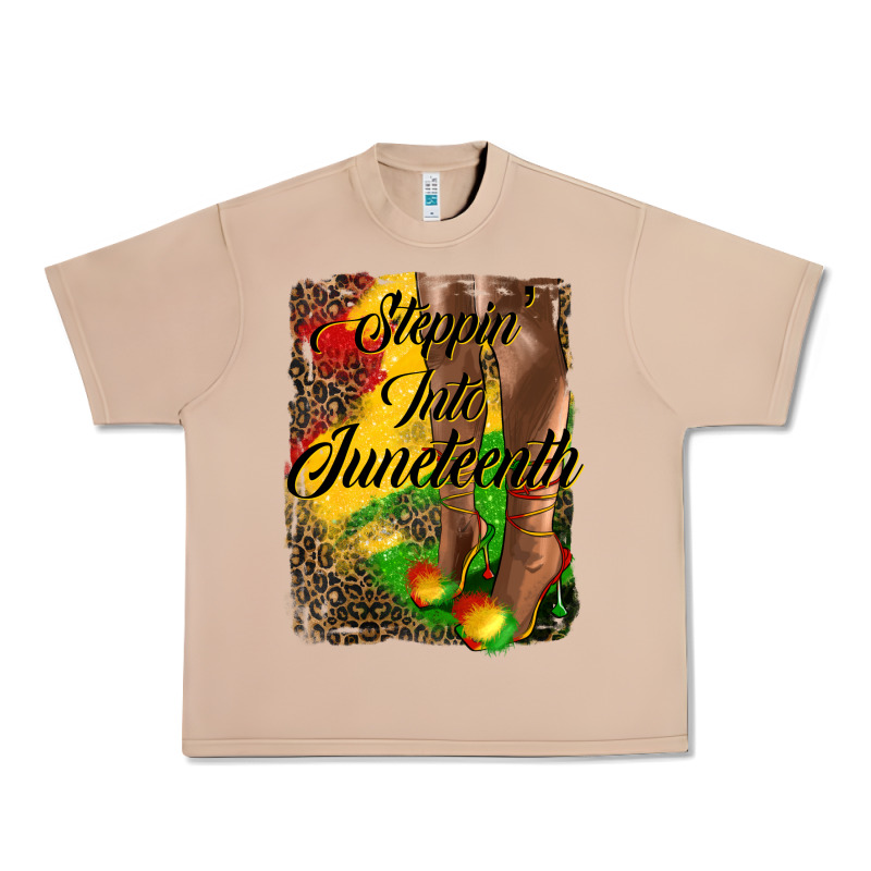 Steppin'  Into Juneteenth Urban Heavy Tee by HRA Design Shop | Teevron