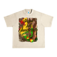 Sandshell steppin'  into juneteenth Urban Heavy Tee - HRA Design Shop