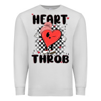 Dove Grey heart throb Premium Sweatshirt - MaliasSmallBusiness