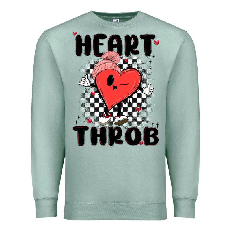 Heart Throb Premium Sweatshirt by MaliasSmallBusiness | Teevron
