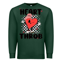 Sports Green heart throb Premium Sweatshirt - MaliasSmallBusiness