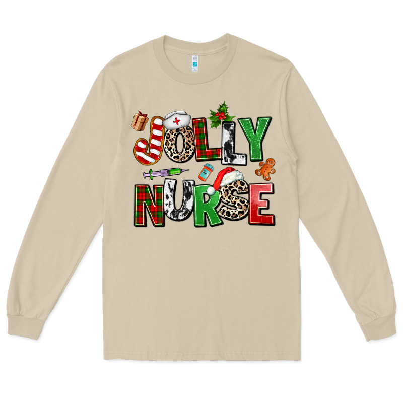 Jolly Nurse Long Sleeve Tee by AdoDesignShop | Teevron