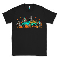 Black fall cactus pumpkin truck Classic Tee - JahusDesignShop