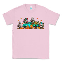 Bubblegum Pink fall cactus pumpkin truck Classic Tee - JahusDesignShop