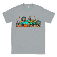 Heather Grey fall cactus pumpkin truck Classic Tee - JahusDesignShop