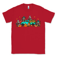 Red fall cactus pumpkin truck Classic Tee - JahusDesignShop