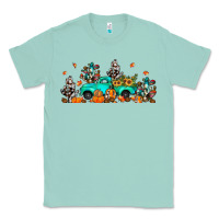 Seafoam fall cactus pumpkin truck Classic Tee - JahusDesignShop
