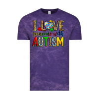 Cloud Purple i love someone with autism Vintage Tee - Zillion Design Studio