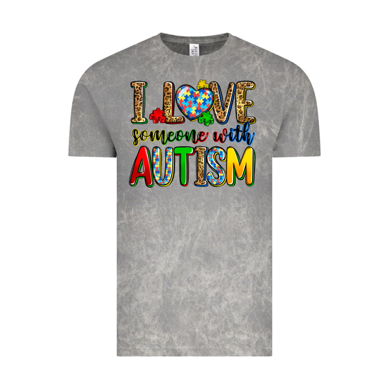 I Love Someone With Autism Vintage Tee by Zillion Design Studio | Teevron
