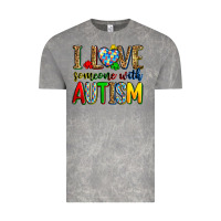 Cloud Rock i love someone with autism Vintage Tee - Zillion Design Studio