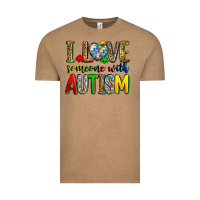 Vintage Coffee i love someone with autism Vintage Tee - Zillion Design Studio