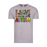 Vintage Zinc i love someone with autism Vintage Tee - Zillion Design Studio