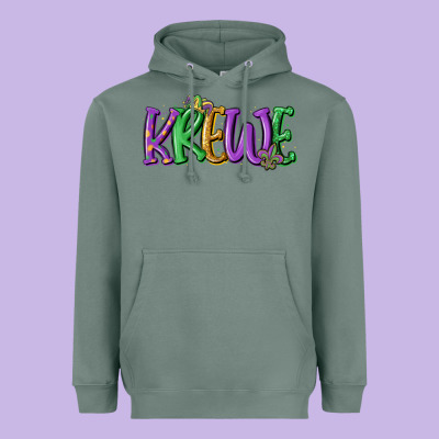 Mardi Gras Krewe Heavyweight Hoodie Designed By Maliassmallbusiness
