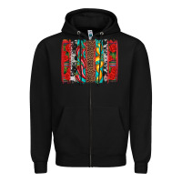 Black cinco de mayo vibes brushstrokes Zipper Hoodie - Artiststas