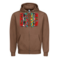 Chestnut cinco de mayo vibes brushstrokes Zipper Hoodie - Artiststas