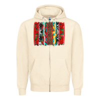 Sandshell cinco de mayo vibes brushstrokes Zipper Hoodie - Artiststas