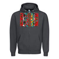 Smoke cinco de mayo vibes brushstrokes Zipper Hoodie - Artiststas