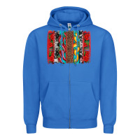 True Royal cinco de mayo vibes brushstrokes Zipper Hoodie - Artiststas