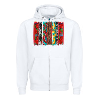 Cinco De Mayo Vibes Brushstrokes Zipper Hoodie | Teevron