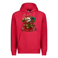 Cardinal christmas santa claus bag Premium Hoodie - BundleAndBundleShop