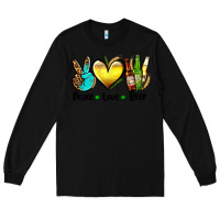Black peace love beer Long Sleeve Tee - AdoDesignShop