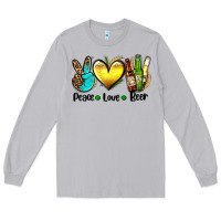 Moon Dust peace love beer Long Sleeve Tee - AdoDesignShop