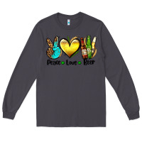Smoke peace love beer Long Sleeve Tee - AdoDesignShop
