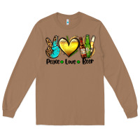 Toasted Coconut peace love beer Long Sleeve Tee - AdoDesignShop