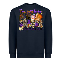 Navy i'm just here for the snacks #basketball sister Heavyweight Sweatshirt - Zillion Design Studio