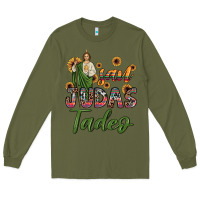 Army Green san judas tadeo sunflower Long Sleeve Tee - JahusDesignShop