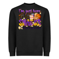 Black i'm just here for the snacks #basketball brother Heavyweight Sweatshirt - Zillion Design Studio