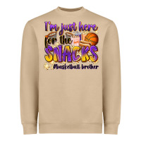 Mushroom i'm just here for the snacks #basketball brother Heavyweight Sweatshirt - Zillion Design Studio