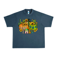 Midnight Navy hello fall Urban Heavy Tee - CowhideDigitalArt