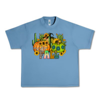 Pebble Blue hello fall Urban Heavy Tee - CowhideDigitalArt