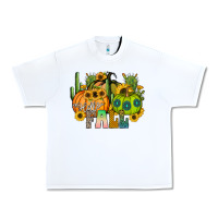 White hello fall Urban Heavy Tee - CowhideDigitalArt